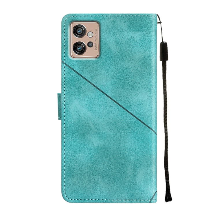 For Motorola Moto G32 Skin-feel Embossed Leather Phone Case