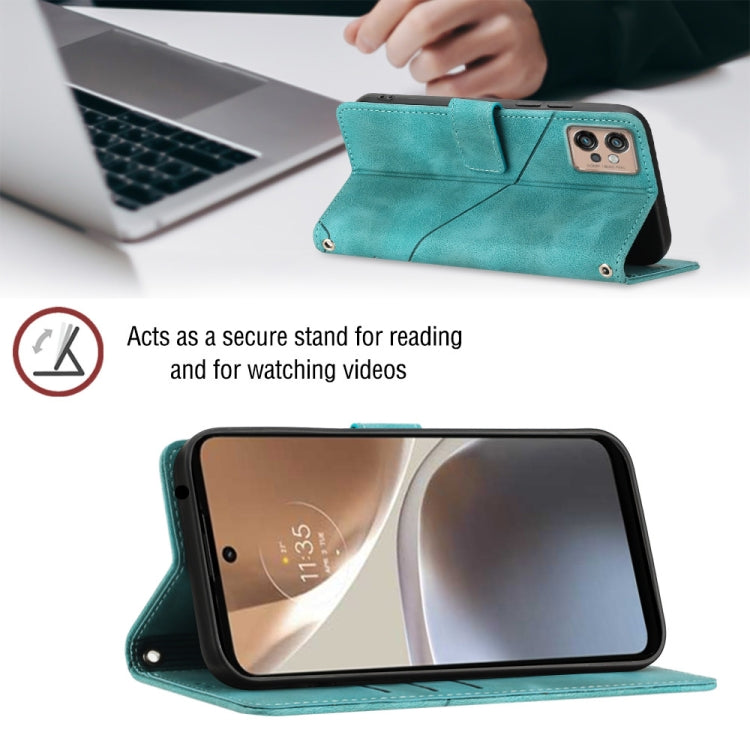 For Motorola Moto G32 Skin-feel Embossed Leather Phone Case