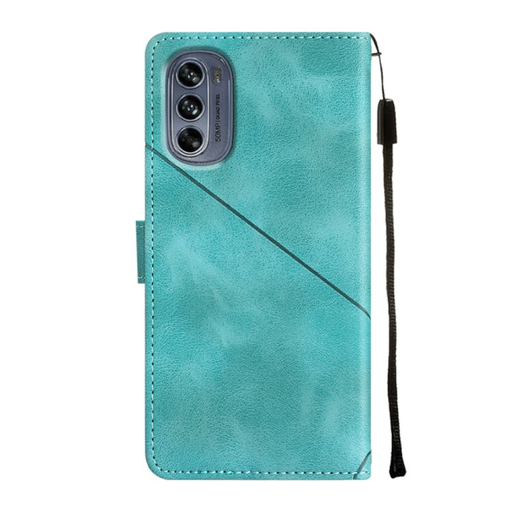 For Motorola Moto G62 5G Skin-feel Embossed Leather Phone Case