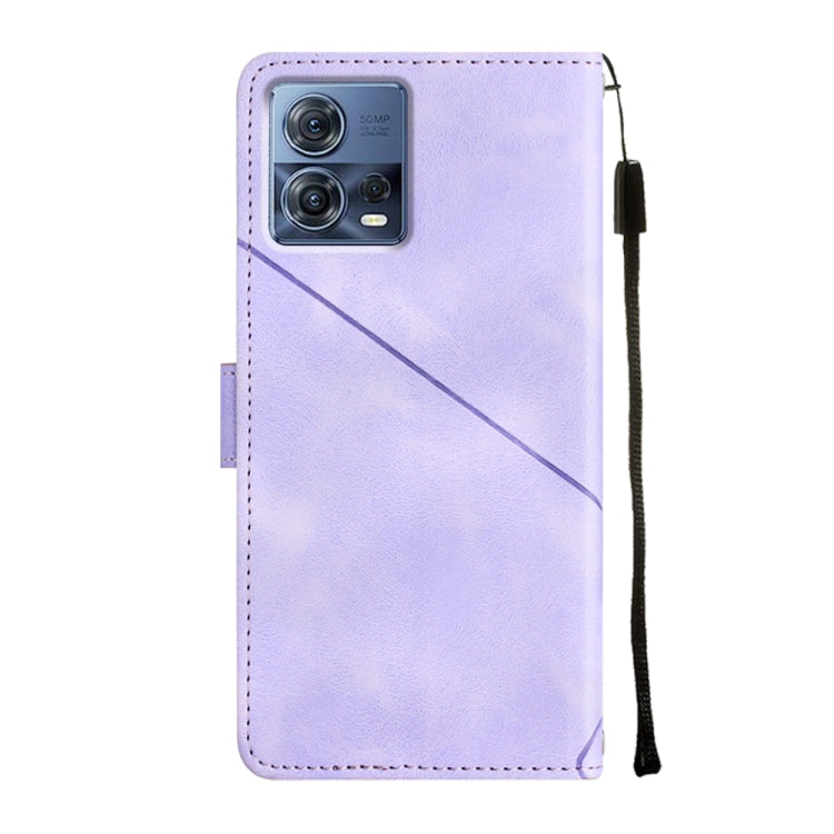 For Motorola Moto S30 Pro 5G Skin-feel Embossed Leather Phone Case