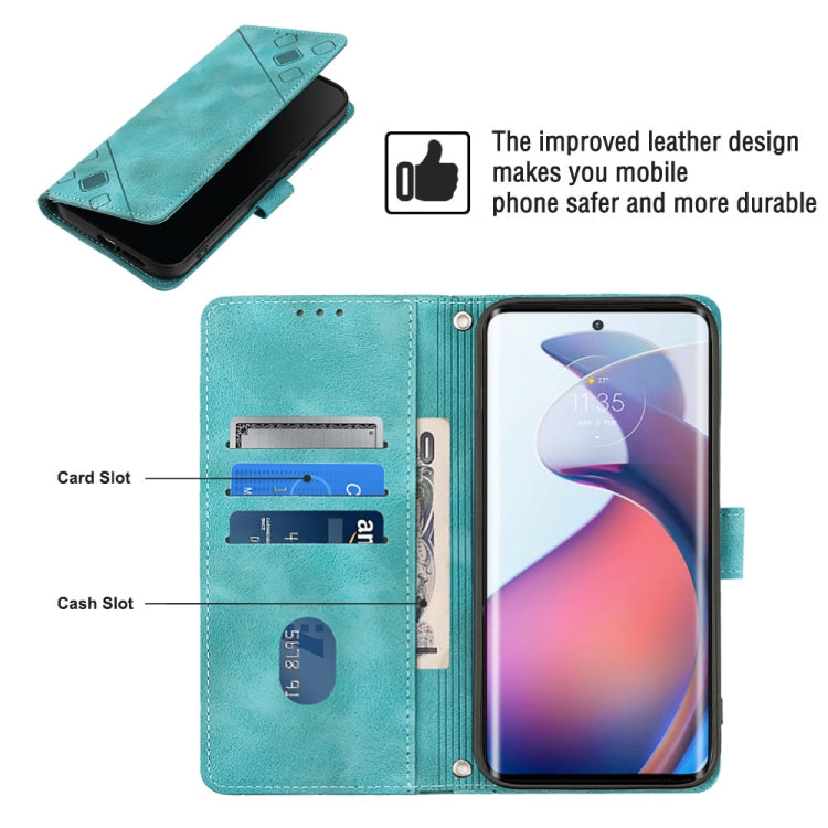 For Motorola Moto S30 Pro 5G Skin-feel Embossed Leather Phone Case