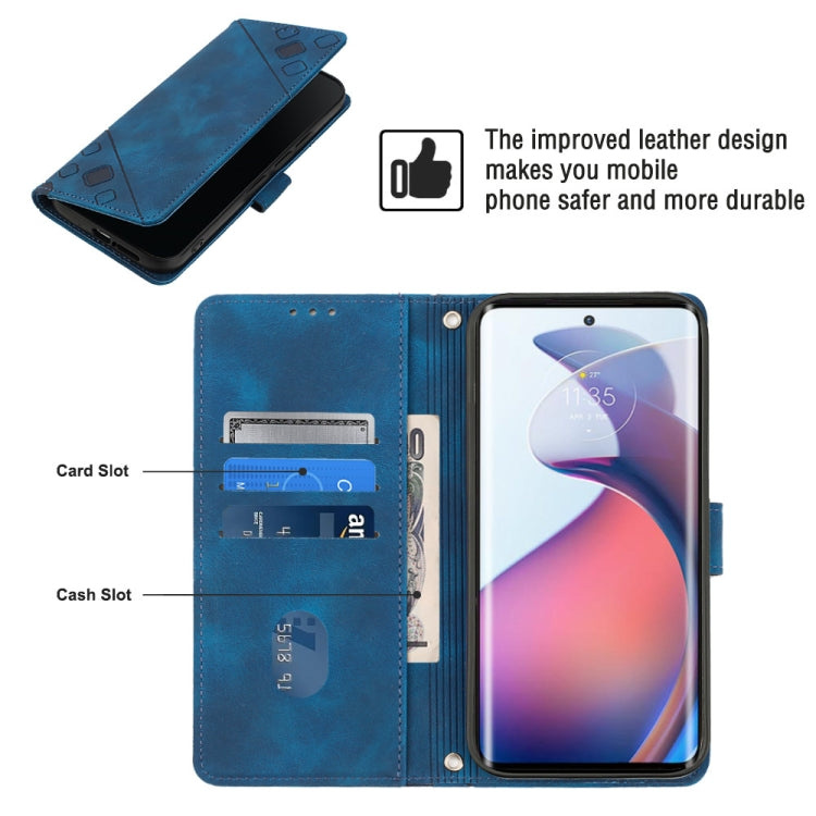 For Motorola Moto S30 Pro 5G Skin-feel Embossed Leather Phone Case