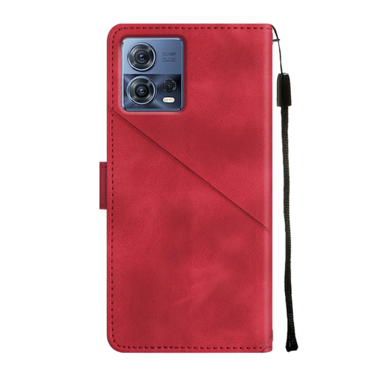 For Motorola Moto S30 Pro 5G Skin-feel Embossed Leather Phone Case