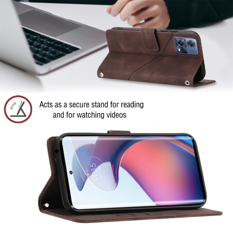 For Motorola Moto S30 Pro 5G Skin-feel Embossed Leather Phone Case