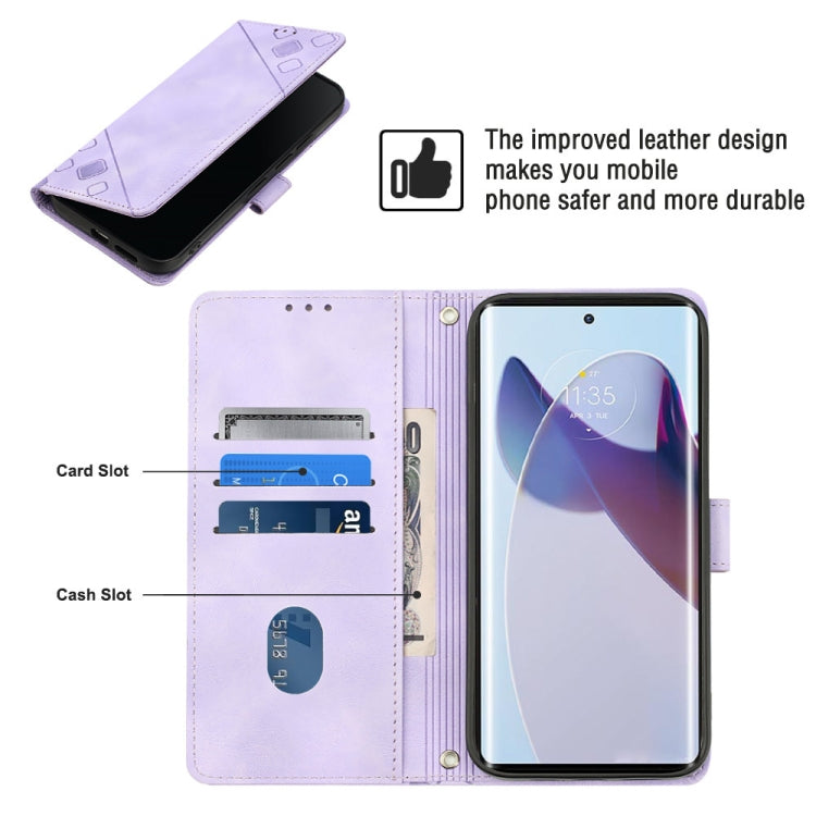 For Motorola Moto X30 Pro 5G Skin-feel Embossed Leather Phone Case