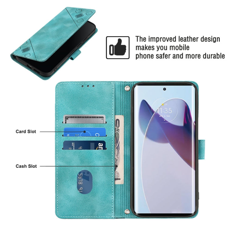 For Motorola Moto X30 Pro 5G Skin-feel Embossed Leather Phone Case