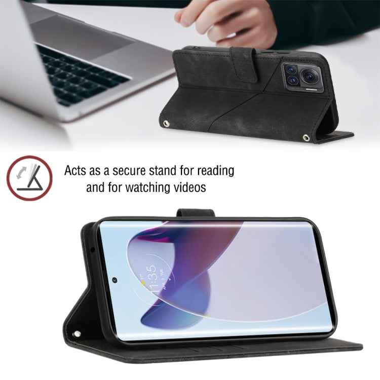 For Motorola Moto X30 Pro 5G Skin-feel Embossed Leather Phone Case