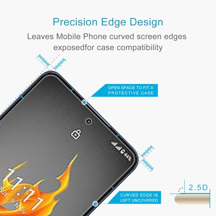 For Lava Agni 5G 50pcs 0.26mm 9H 2.5D Tempered Glass Film