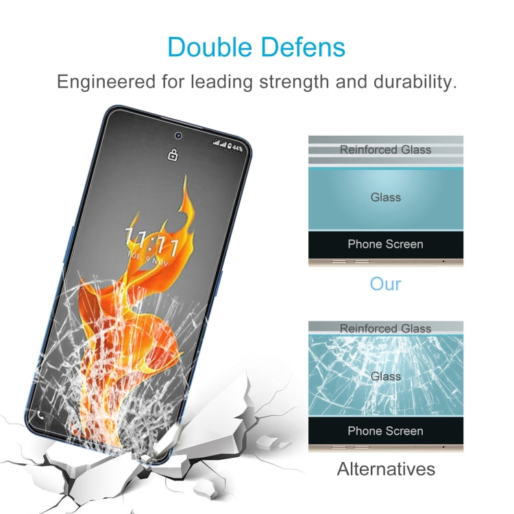 For Lava Agni 5G 50pcs 0.26mm 9H 2.5D Tempered Glass Film