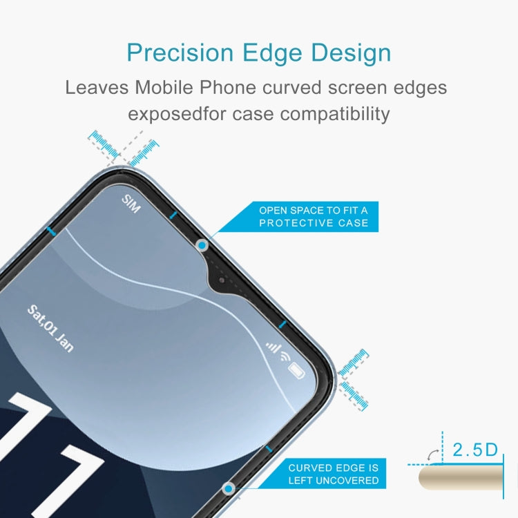 For Lava Blaze Nxt 50pcs 0.26mm 9H 2.5D Tempered Glass Film