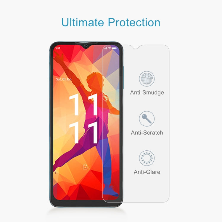 For Lava Yuva Pro 50pcs 0.26mm 9H 2.5D Tempered Glass Film