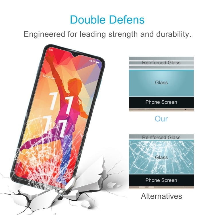 For Lava Yuva Pro 50pcs 0.26mm 9H 2.5D Tempered Glass Film