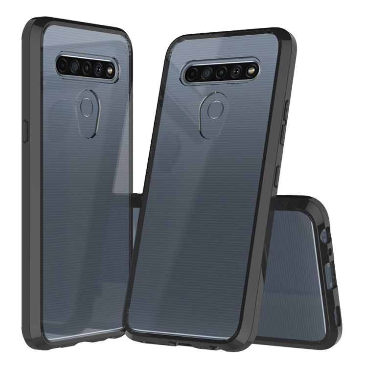 For LG K61 Shockproof Scratchproof TPU + Acrylic Protective Case