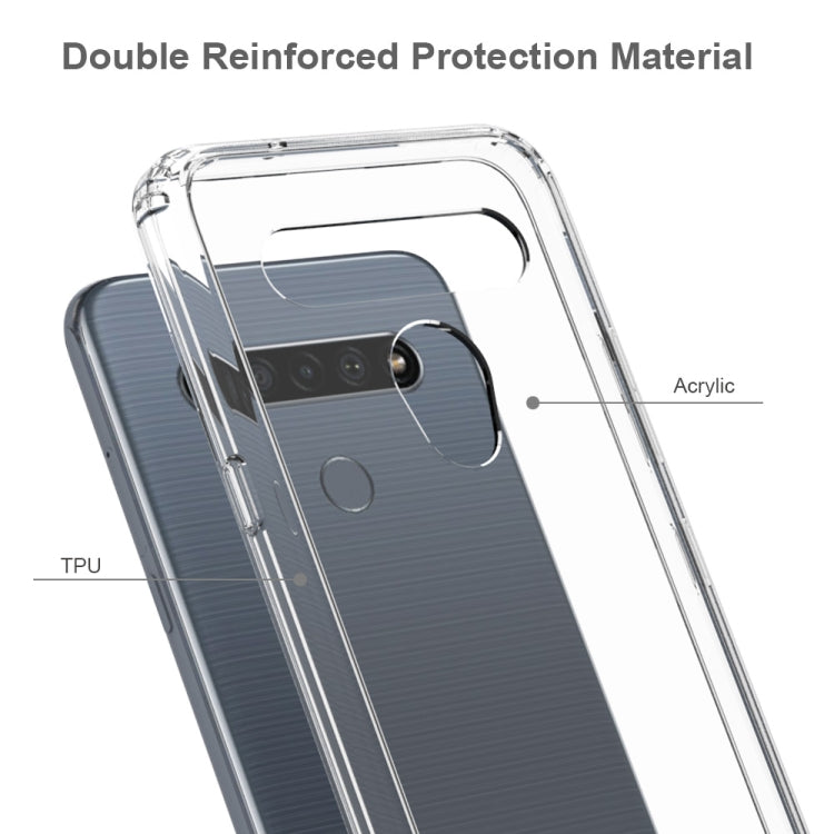 For LG K61 Shockproof Scratchproof TPU + Acrylic Protective Case
