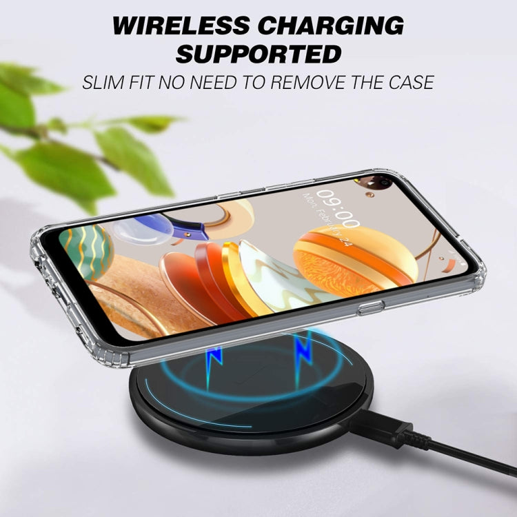 For LG K61 Shockproof Scratchproof TPU + Acrylic Protective Case
