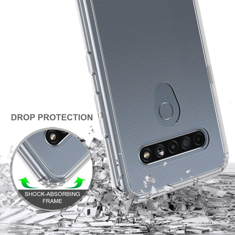 For LG K61 Shockproof Scratchproof TPU + Acrylic Protective Case