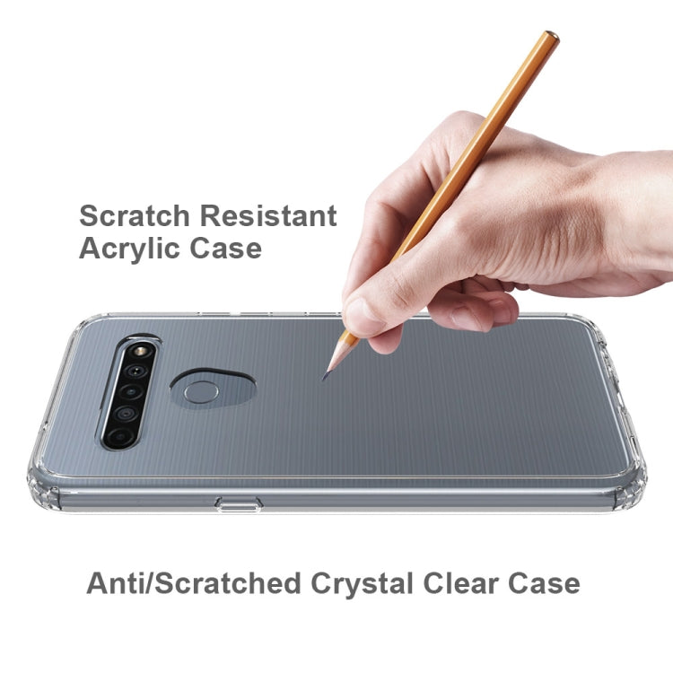 For LG K61 Shockproof Scratchproof TPU + Acrylic Protective Case