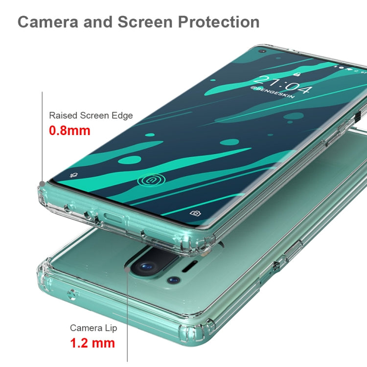 For OnePlus 8 Pro Shockproof Scratchproof TPU + Acrylic Protective Case