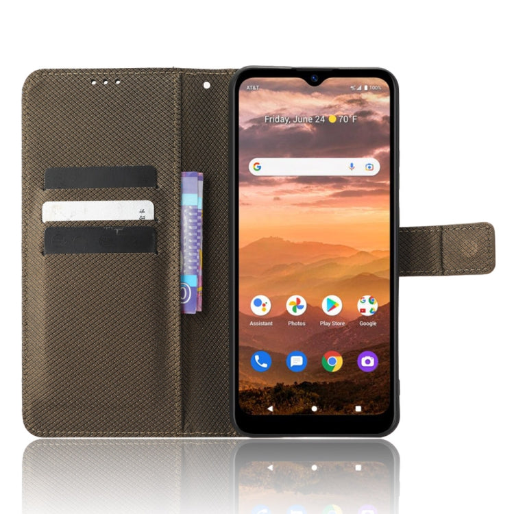 For AT&T Motivate Max U668AA Diamond Texture Leather Phone Case