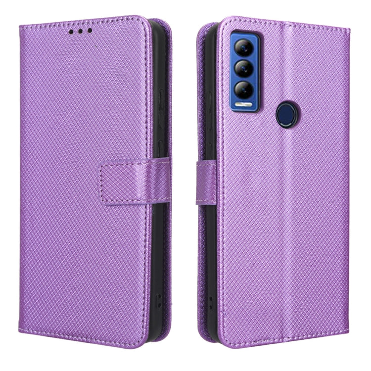 For AT&T Motivate Max U668AA Diamond Texture Leather Phone Case