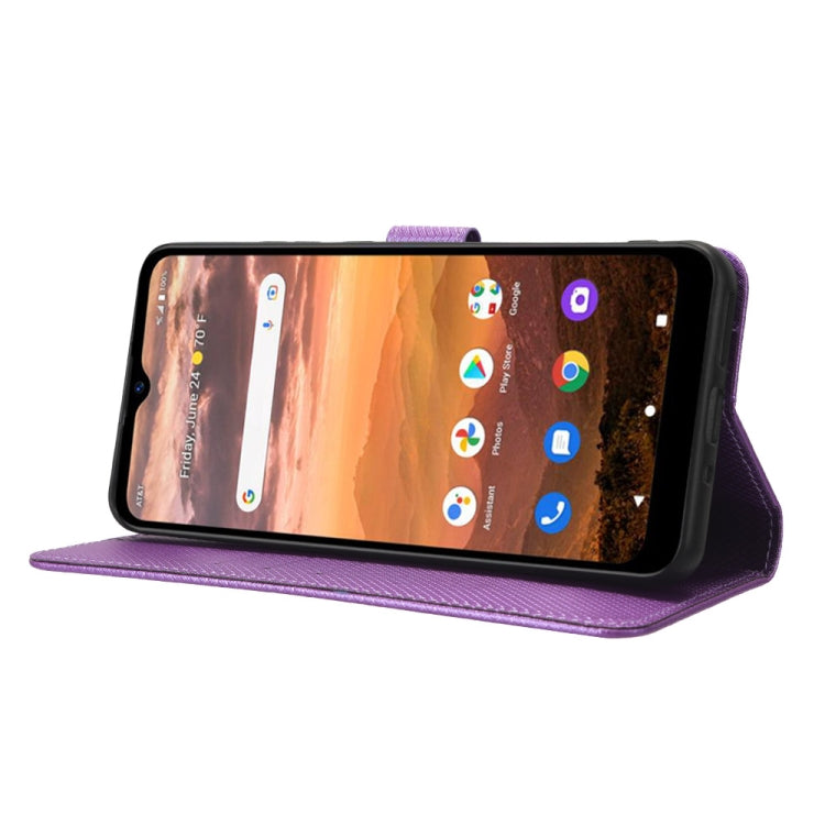 For AT&T Motivate Max U668AA Diamond Texture Leather Phone Case