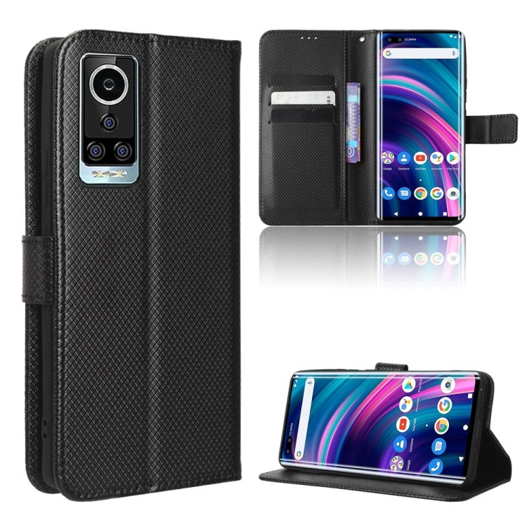For BLU Bold N2 Diamond Texture Leather Phone Case