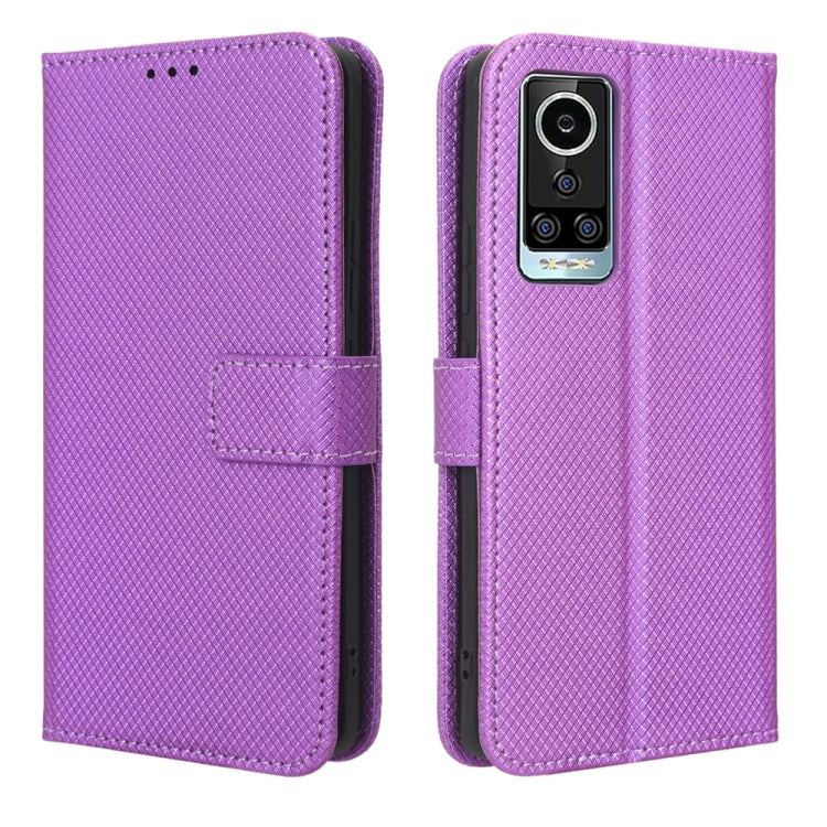 For BLU Bold N2 Diamond Texture Leather Phone Case