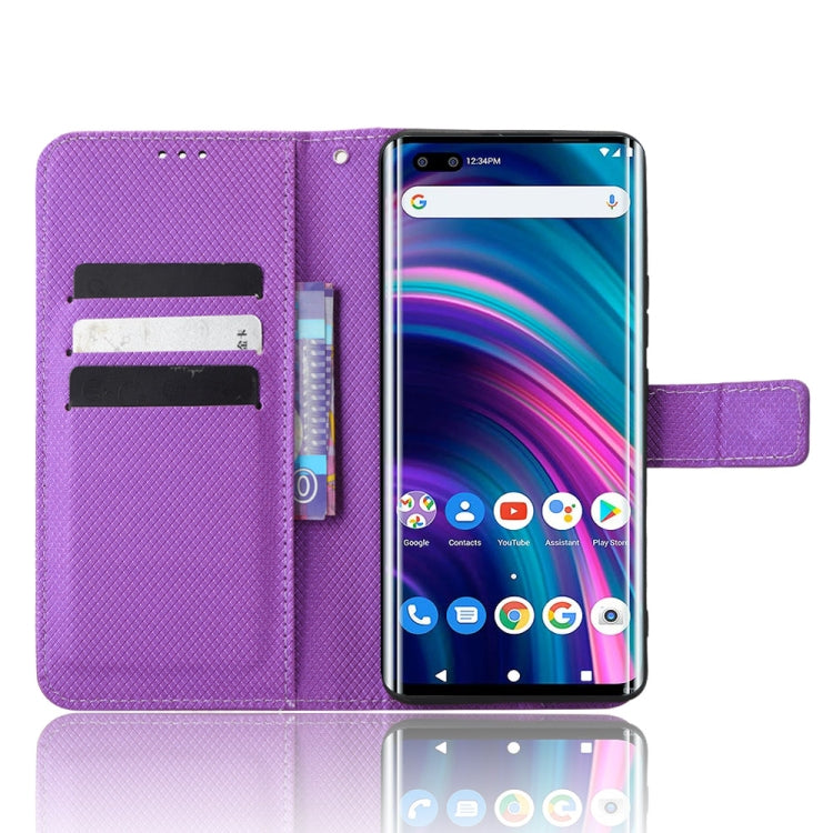 For BLU Bold N2 Diamond Texture Leather Phone Case