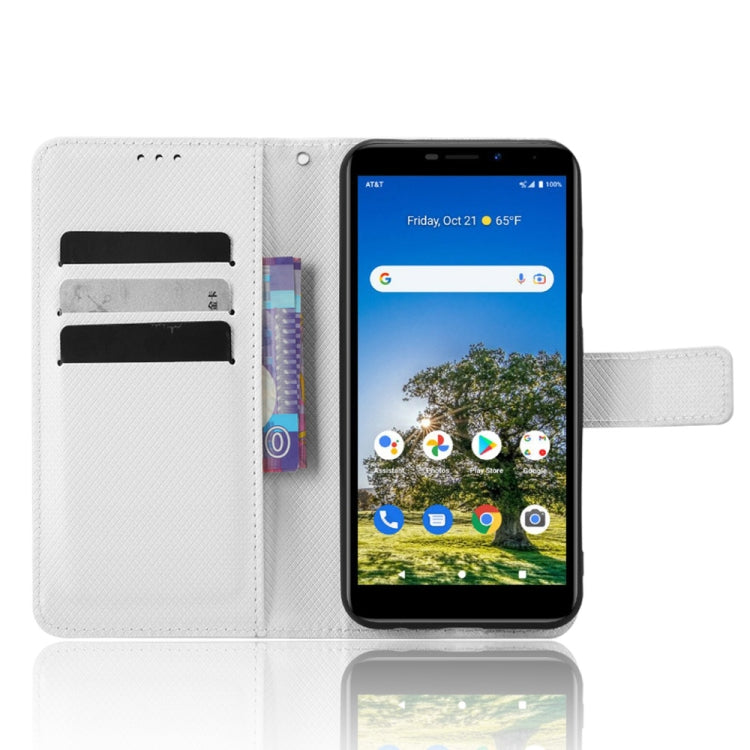 For AT&T Calypso 3 U328AA Diamond Texture Leather Phone Case