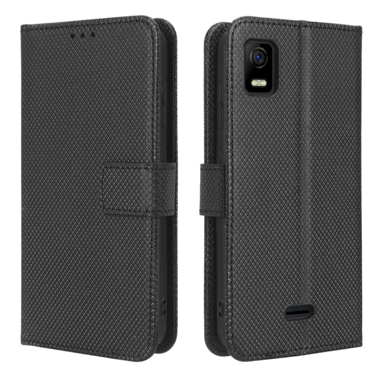 For AT&T Calypso 3 U328AA Diamond Texture Leather Phone Case