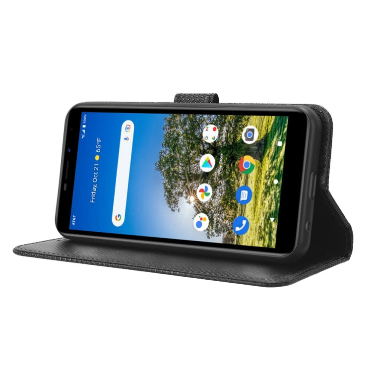 For AT&T Calypso 3 U328AA Diamond Texture Leather Phone Case