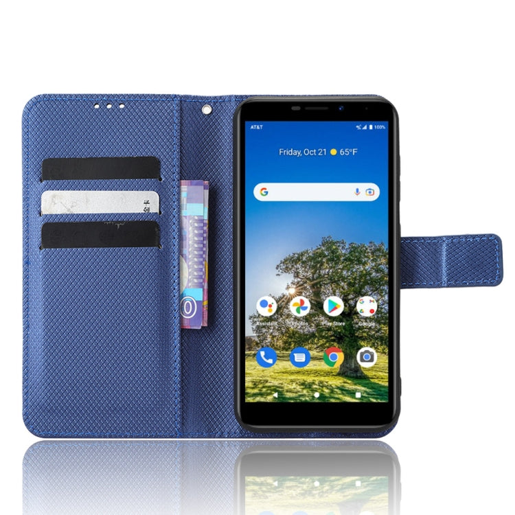 For AT&T Calypso 3 U328AA Diamond Texture Leather Phone Case