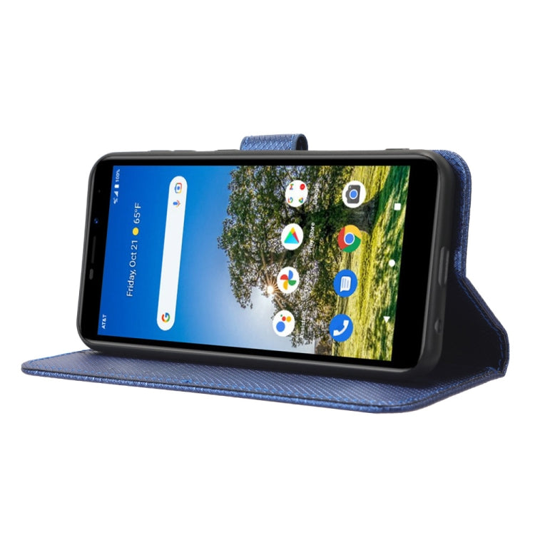 For AT&T Calypso 3 U328AA Diamond Texture Leather Phone Case