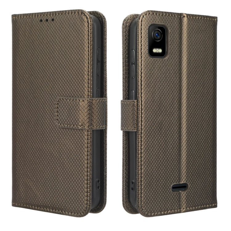 For AT&T Calypso 3 U328AA Diamond Texture Leather Phone Case