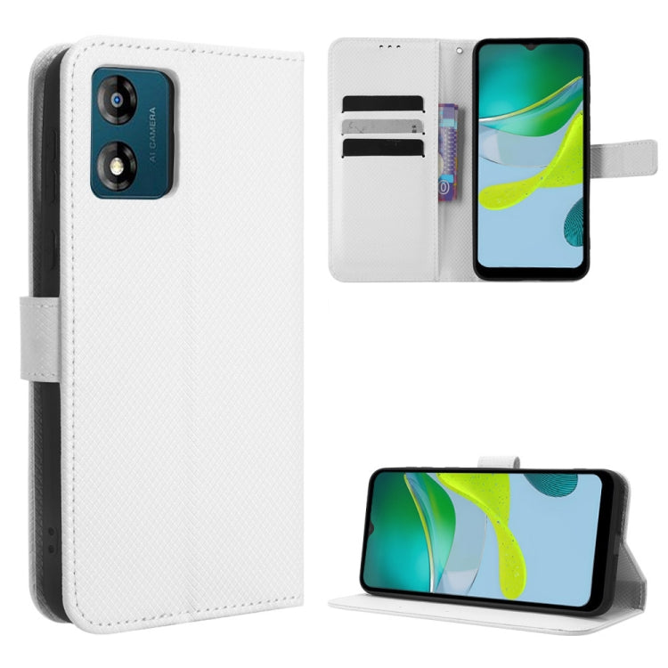 For Motorola Moto E13 4G Diamond Texture Leather Phone Case