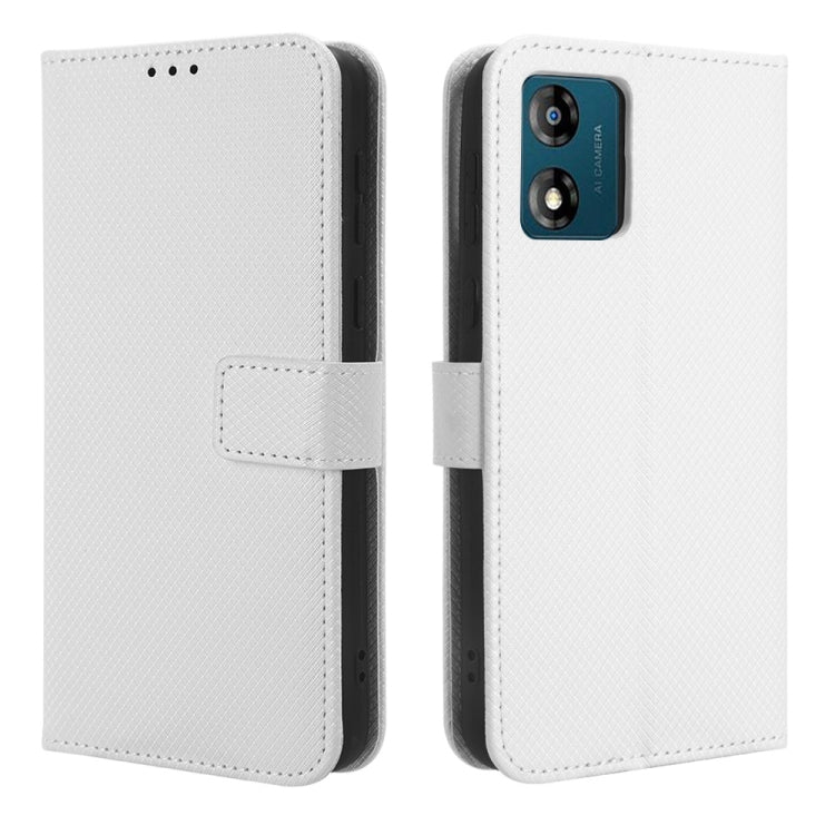 For Motorola Moto E13 4G Diamond Texture Leather Phone Case