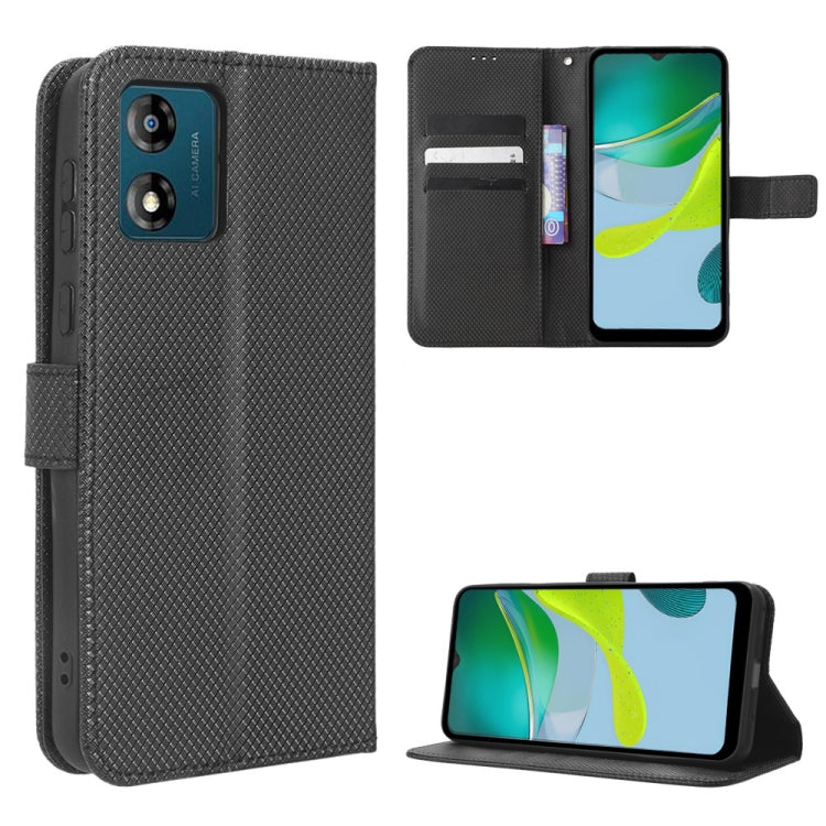 For Motorola Moto E13 4G Diamond Texture Leather Phone Case