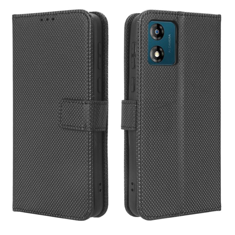 For Motorola Moto E13 4G Diamond Texture Leather Phone Case