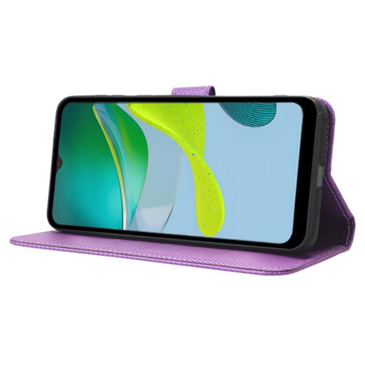 For Motorola Moto E13 4G Diamond Texture Leather Phone Case