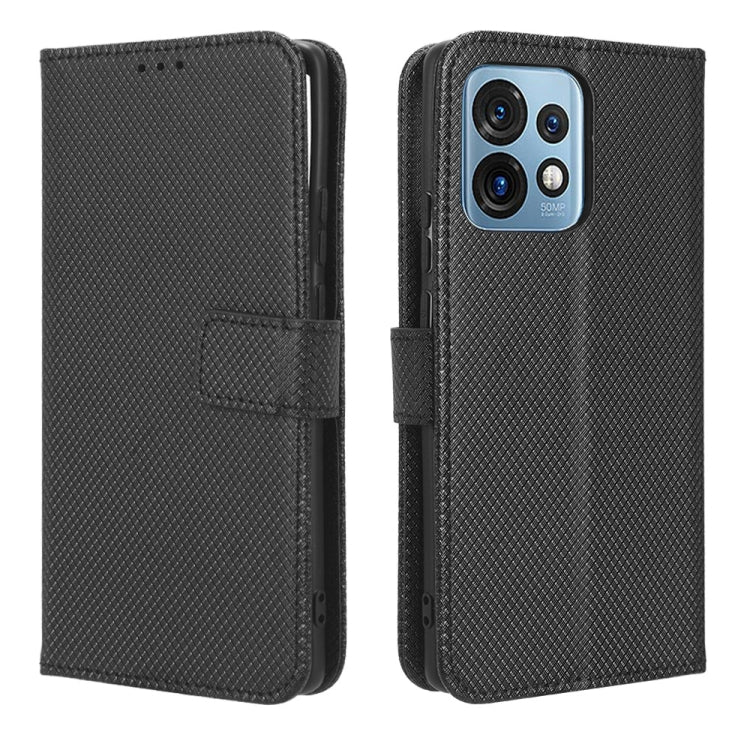 For Motorola Moto X40 Pro Diamond Texture Leather Phone Case