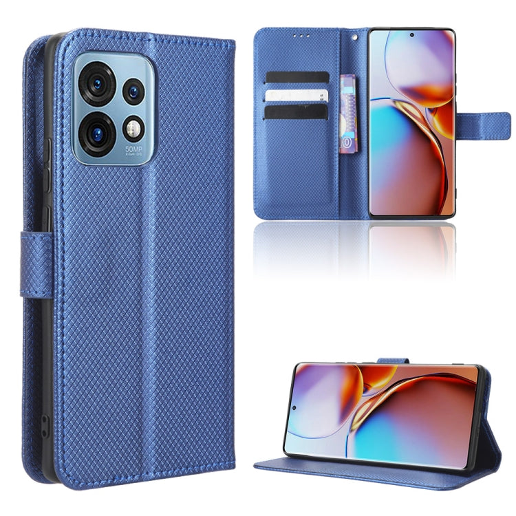 For Motorola Moto X40 Pro Diamond Texture Leather Phone Case