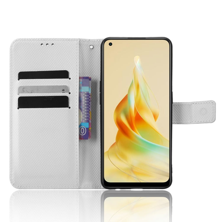 For OPPO Reno8 T 4G Diamond Texture Leather Phone Case