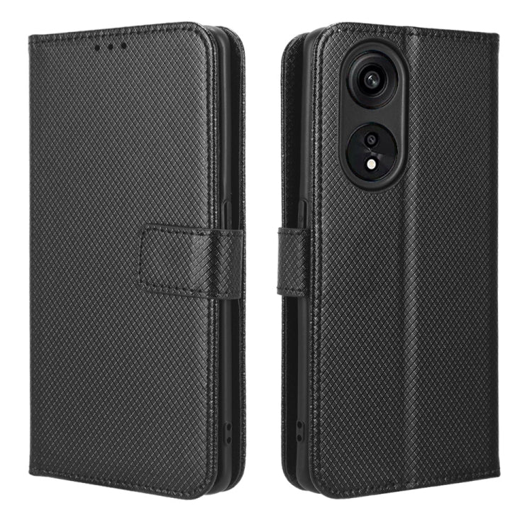 For OPPO Reno8 T 5G / A1 Pro Diamond Texture Leather Phone Case