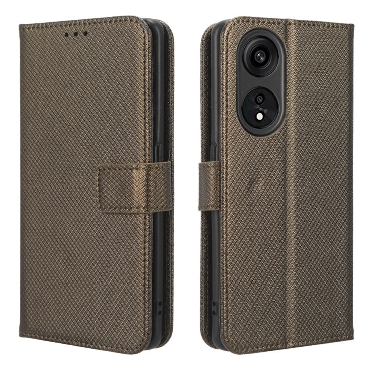 For OPPO Reno8 T 5G / A1 Pro Diamond Texture Leather Phone Case