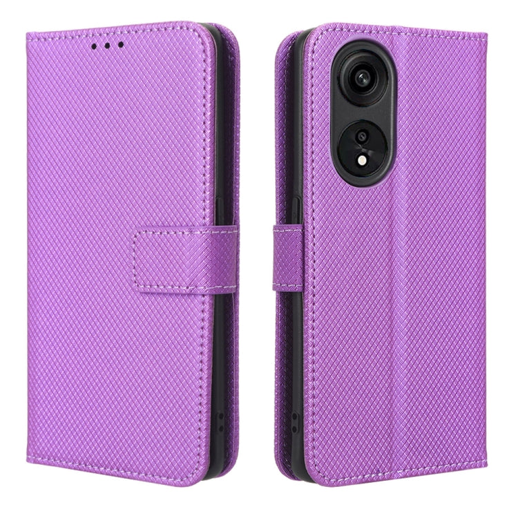 For OPPO Reno8 T 5G / A1 Pro Diamond Texture Leather Phone Case