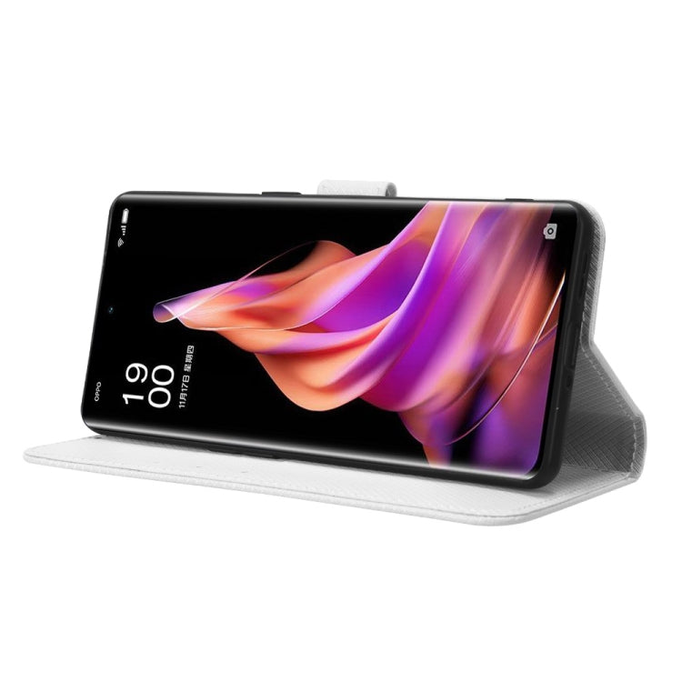 For OPPO Reno9 Pro+ 5G Diamond Texture Leather Phone Case