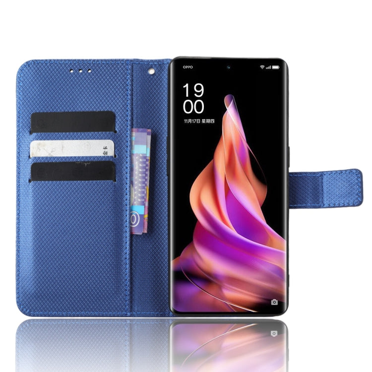 For OPPO Reno9 Pro+ 5G Diamond Texture Leather Phone Case