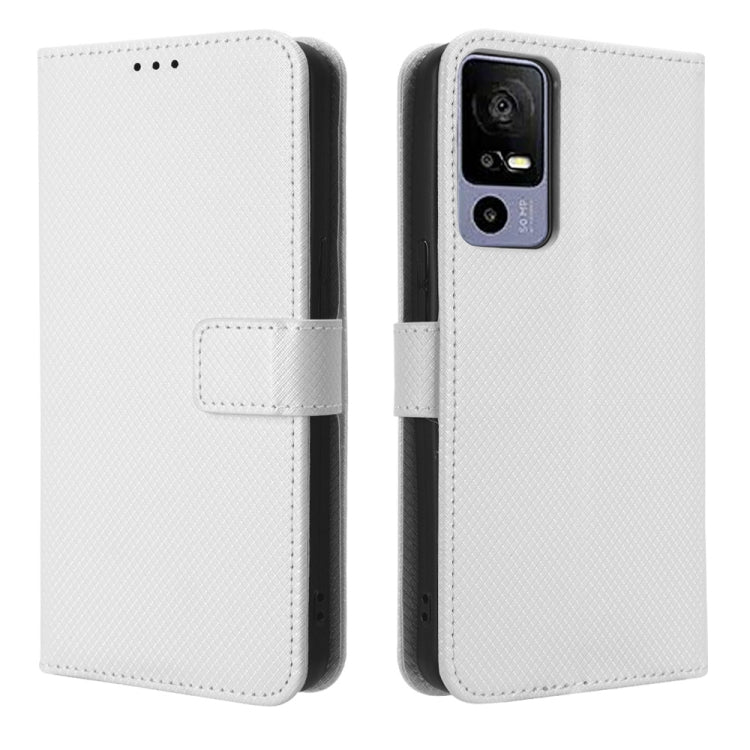 For TCL 40 R 5G Diamond Texture Leather Phone Case
