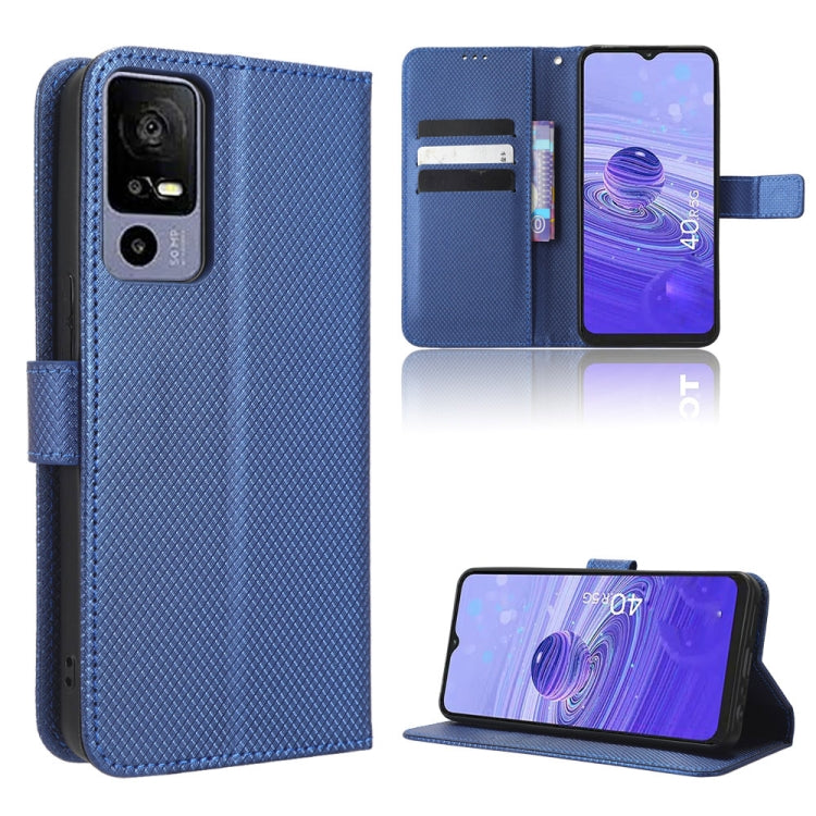 For TCL 40 R 5G Diamond Texture Leather Phone Case