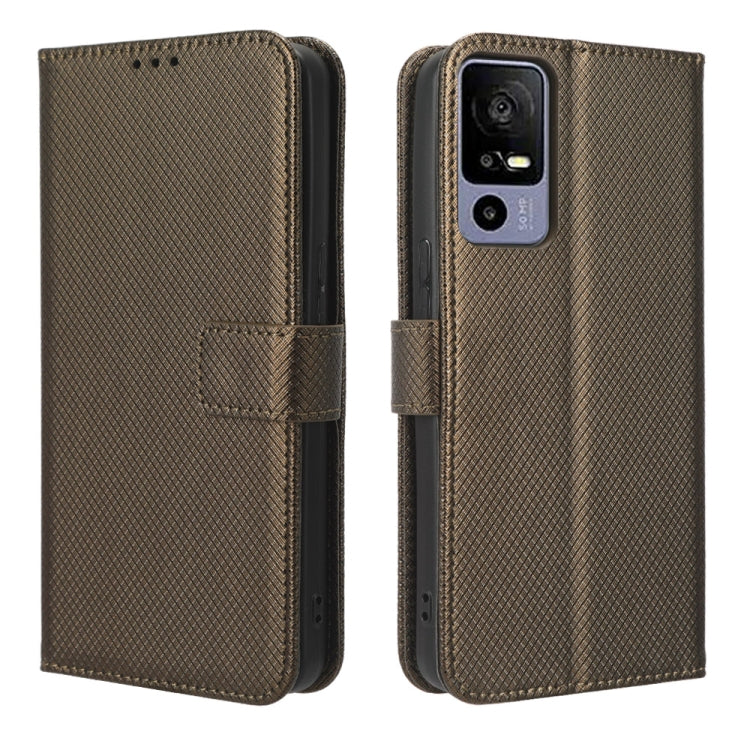 For TCL 40 R 5G Diamond Texture Leather Phone Case